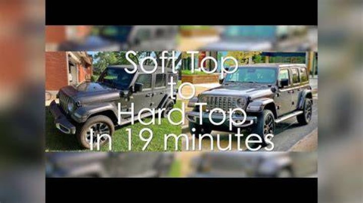 Can you put soft top on a hardtop Jeep?