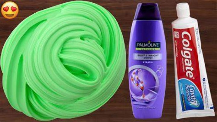 How do you make slime with just shampoo and shaving cream?