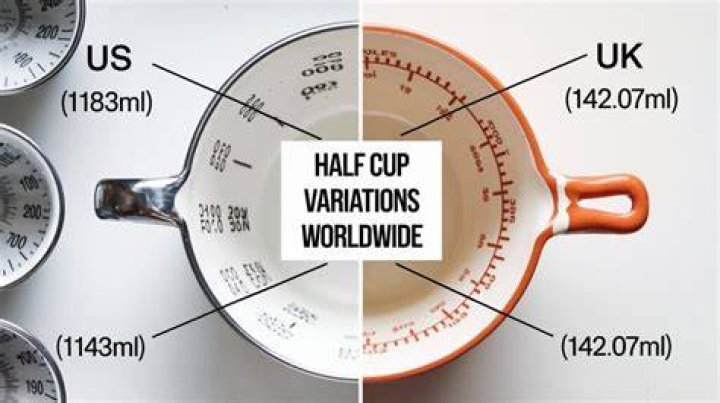 What is the measurement of half a cup?